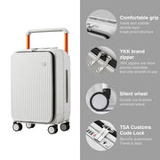PC suitcase with laptop pocket, view 8 - MRSLM