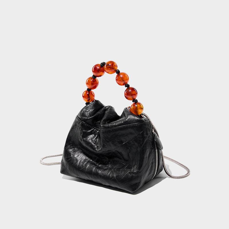 leather crossbody bag, view 9 - MRSLM