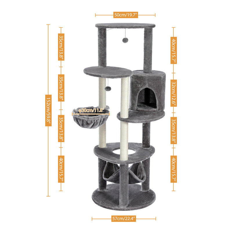 extra large cat tree tower, view 8 - MRSLM