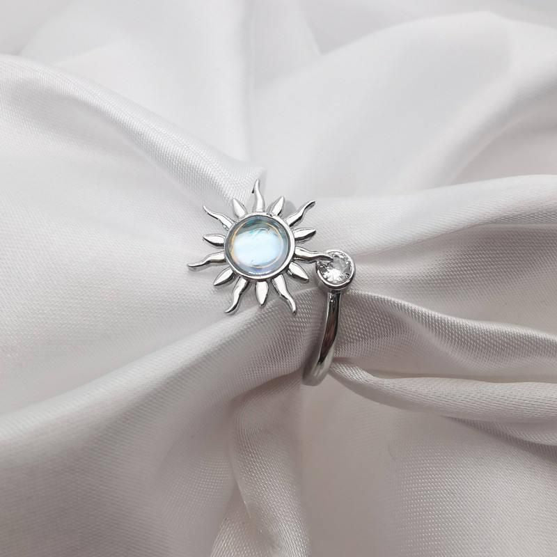 stainless steel adjustable fidget ring, view 3 - MRSLM
