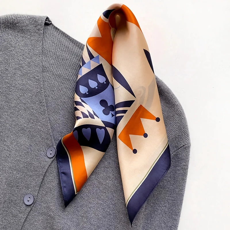 mulberry silk square scarf, view 6 - MRSLM