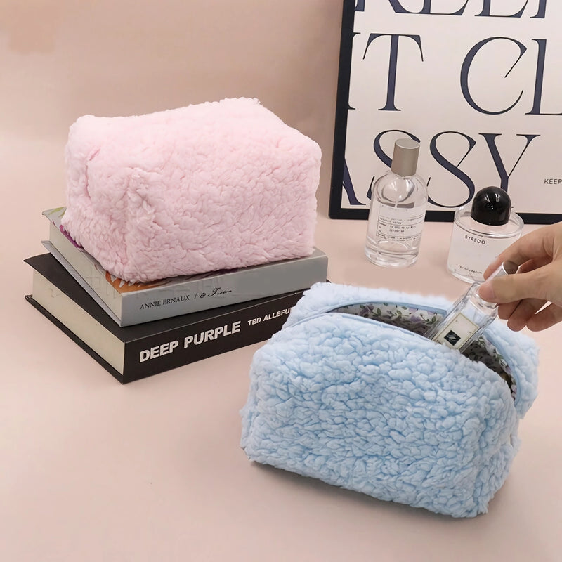 lambswool cosmetic bag, view 8 - MRSLM