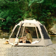 hexagonal waterproof automatic tent, view 5 - MRSLM