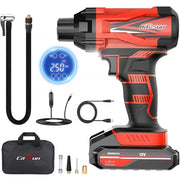 portable wireless handheld air compressor, view 3 - MRSLM