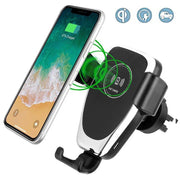 10w qi wireless charger car mount, view 4 - MRSLM