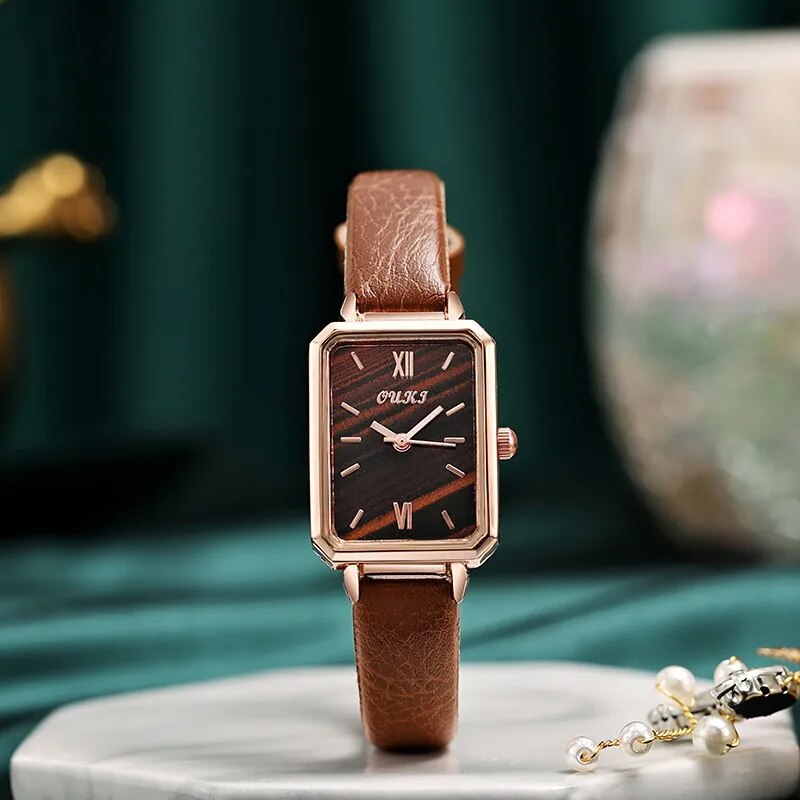 women's square dial watch, view 12 - MRSLM