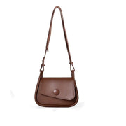 elegant square PU leather crossbody bag, view 5 - MRSLM