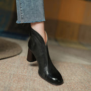 women's cowhide ankle boots, view 9 - MRSLM