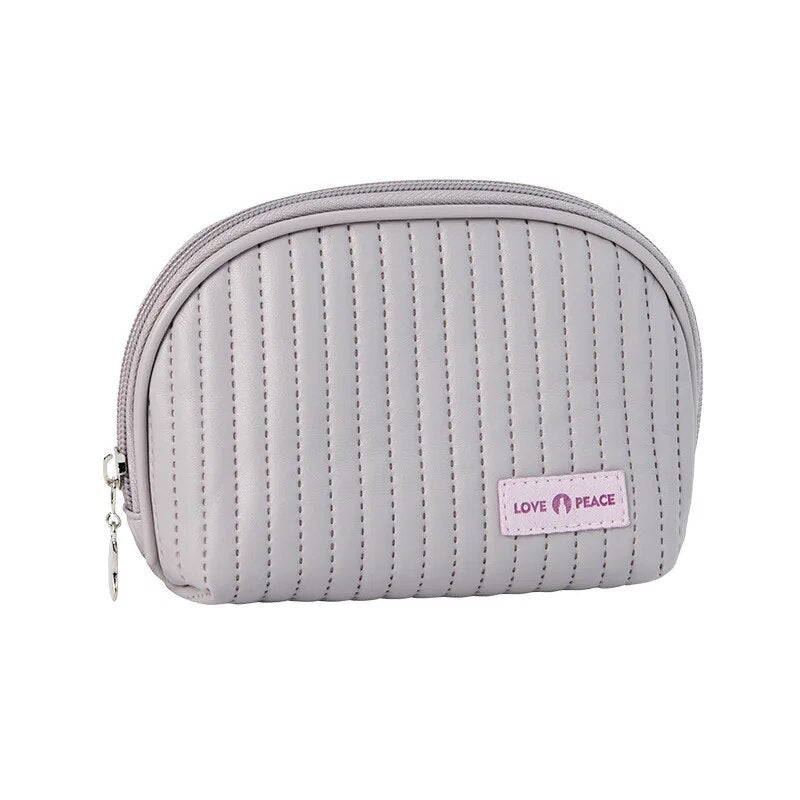 compact shell cosmetic bag, view 4 - MRSLM