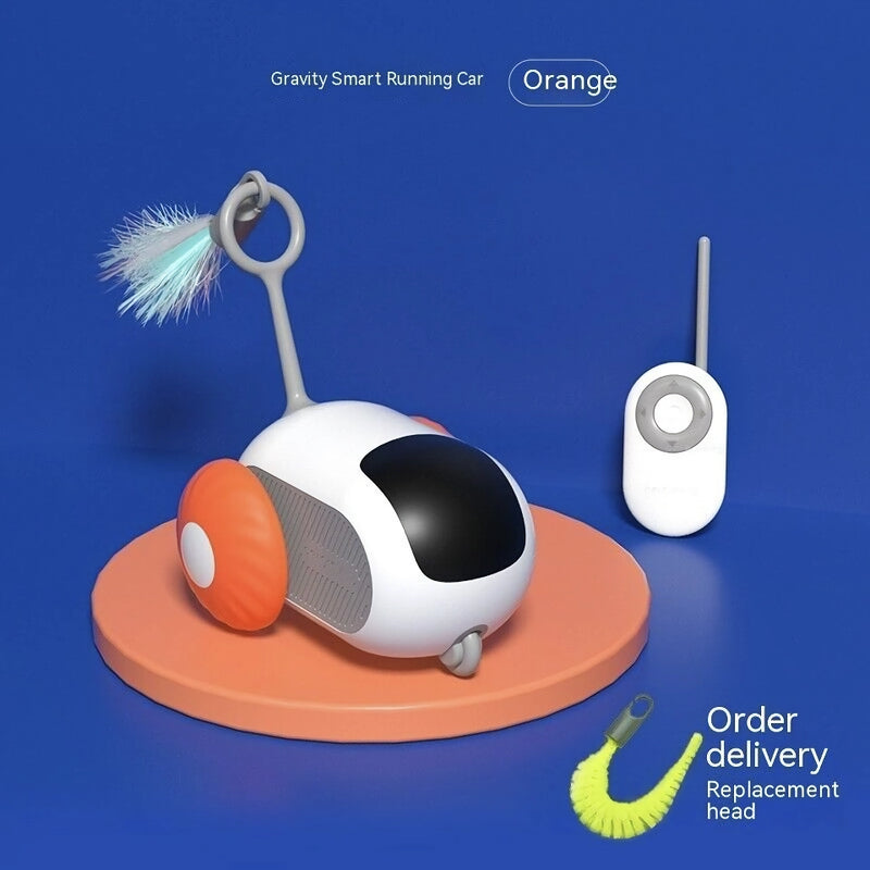 rolling car cat toy, view 6 - MRSLM