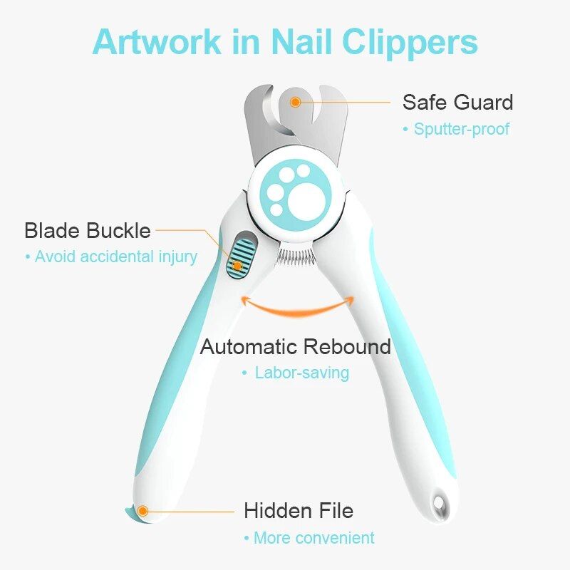 easy-grip pet nail clippers, view 5 - MRSLM