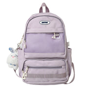 College student's large capacity backpack, view 4 - MRSLM