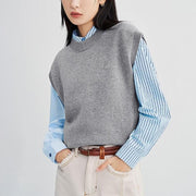 Knitted sleeveless vest - MRSLM