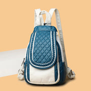 Women's vintage PU leather backpack, view 6 - MRSLM