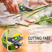 ratchet garden pruner shears, view 3 - MRSLM