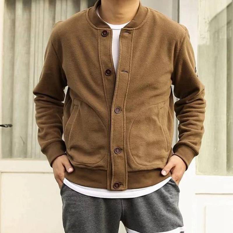 Men's retro double-sided polar fleece jacket, view 4 - MRSLM