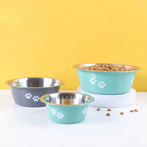 stainless steel non-slip dog bowl - MRSLM