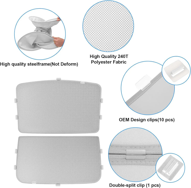 roof sunshade for Tesla Model 3, view 4 - MRSLM