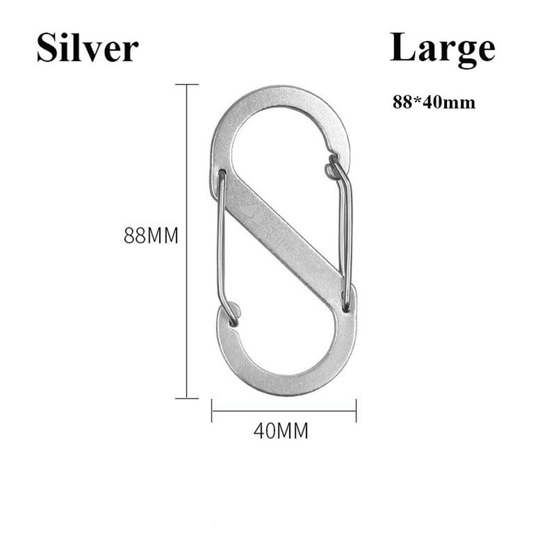s-type aluminum carabiner, view 4 - MRSLM