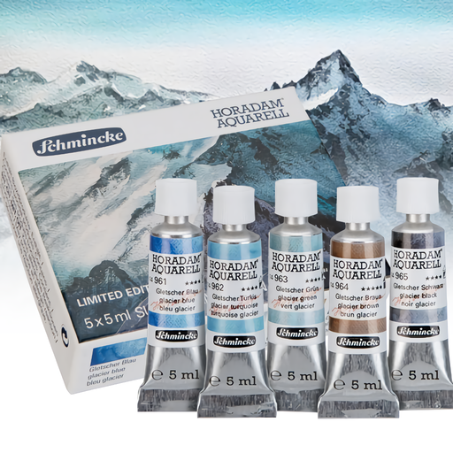 5-color tubular watercolor paint set - MRSLM