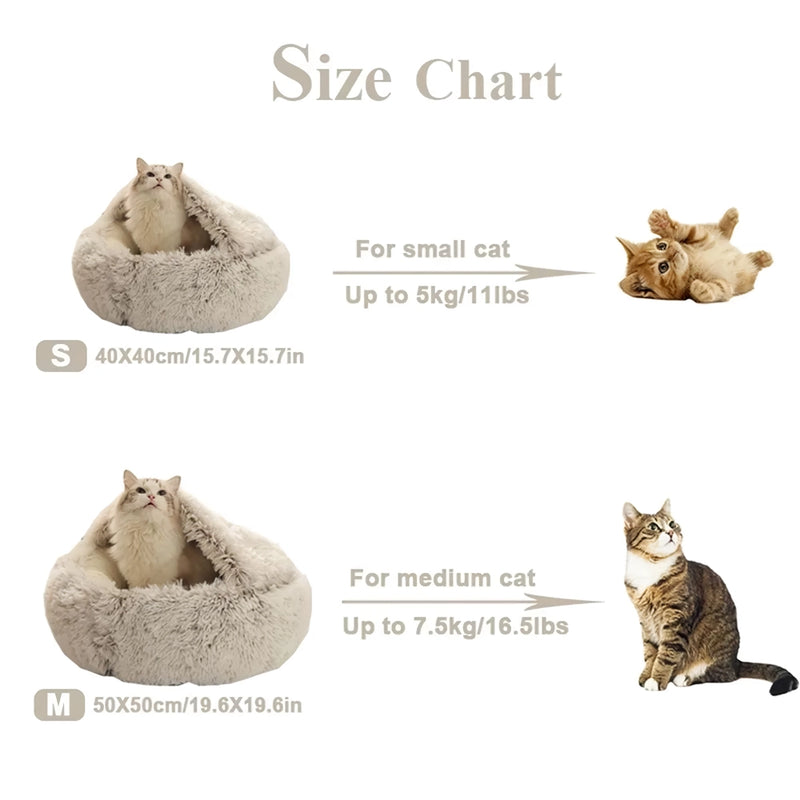 Plush cat bed, view 11 - MRSLM