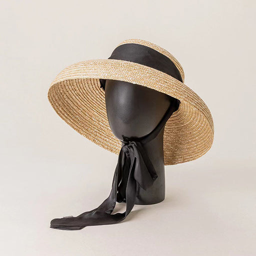 wide brim summer beach straw hat - MRSLM