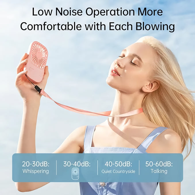 Mini handheld fan, view 5 - MRSLM