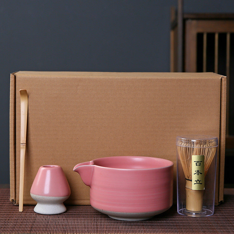 japanese ceramic matcha tool set, view 6 - MRSLM