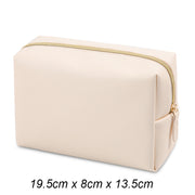 waterproof PU leather cosmetic bag, view 3 - MRSLM