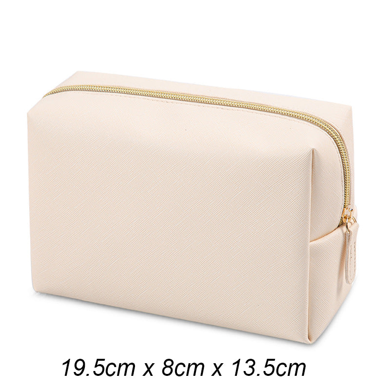 waterproof PU leather cosmetic bag, view 3 - MRSLM