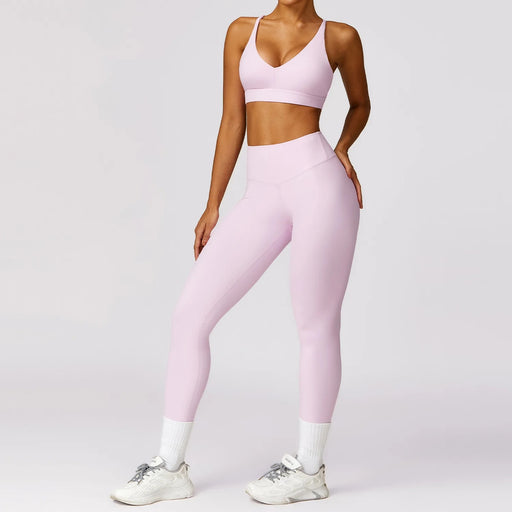 Women's 2-piece yoga set, view 4 - MRSLM