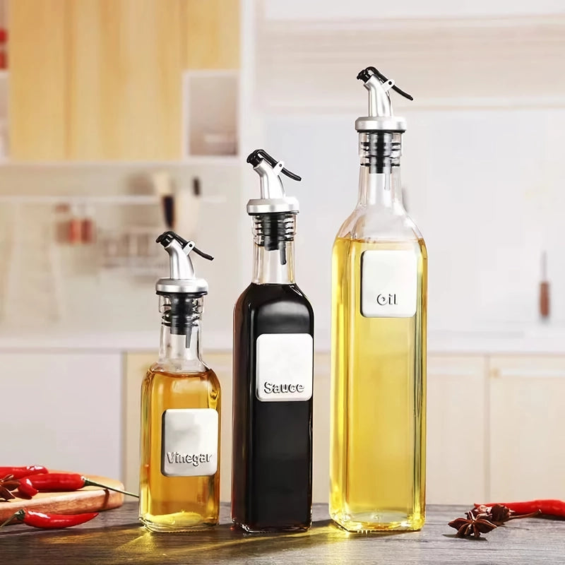 transparent leakproof olive oil bottle, view 5 - MRSLM