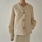 casual streetwear quilted jacket, view 3 - MRSLM