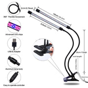 usb led indoor plant grow light, view 6 - MRSLM