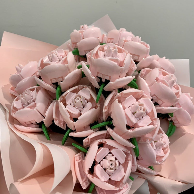building blocks rose bouquet, view 5 - MRSLM