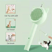 5-in-1 cat grooming and play brush, view 8 - MRSLM