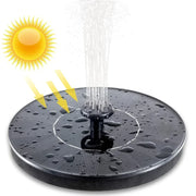 solar floating water fountain, view 2 - MRSLM