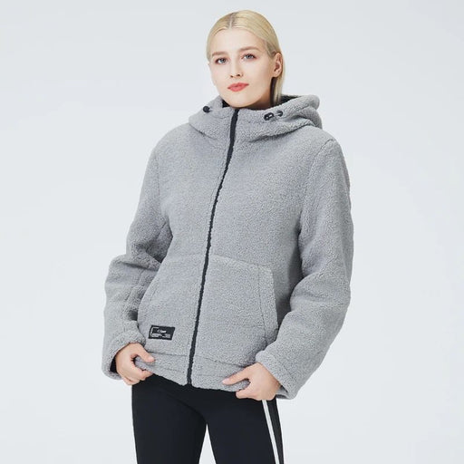 casual fleece jacket with hood, view 2 - MRSLM
