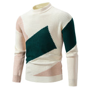 round neck jacquard sweater, view 6 - MRSLM