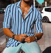 casual long sleeve 3D print shirt, view 5 - MRSLM