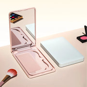 portable travel makeup mirror with comb, view 10 - MRSLM
