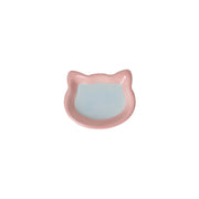 hand-painted ceramic cat food bowl, view 20 - MRSLM