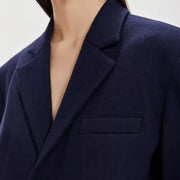 patchwork denim trench coat, view 5 - MRSLM
