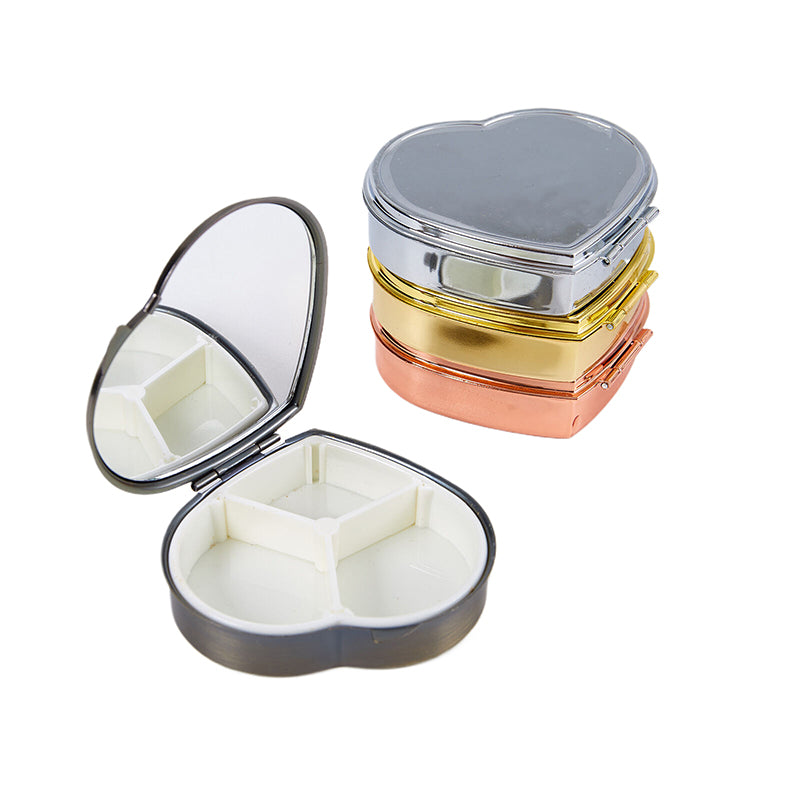 heart-shaped metal pill box, view 10 - MRSLM