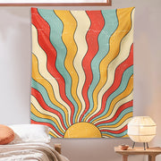 retro sunshine tapestry, view 7 - MRSLM