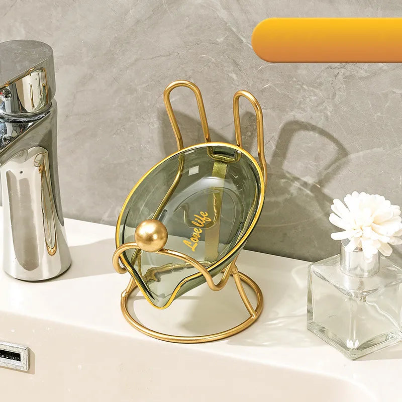 rabbit-shaped soap dish with drainage, view 4 - MRSLM