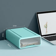 multi-layer drawer style pen holder and desk organizer, view 4 - MRSLM