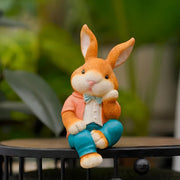 rabbit resin statue, view 3 - MRSLM