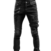 men's ripped slim jeans, view 6 - MRSLM