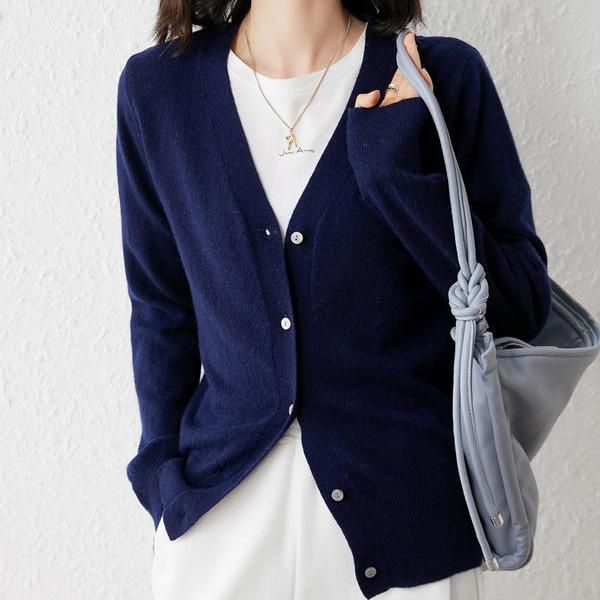 v-neck cardigan - MRSLM